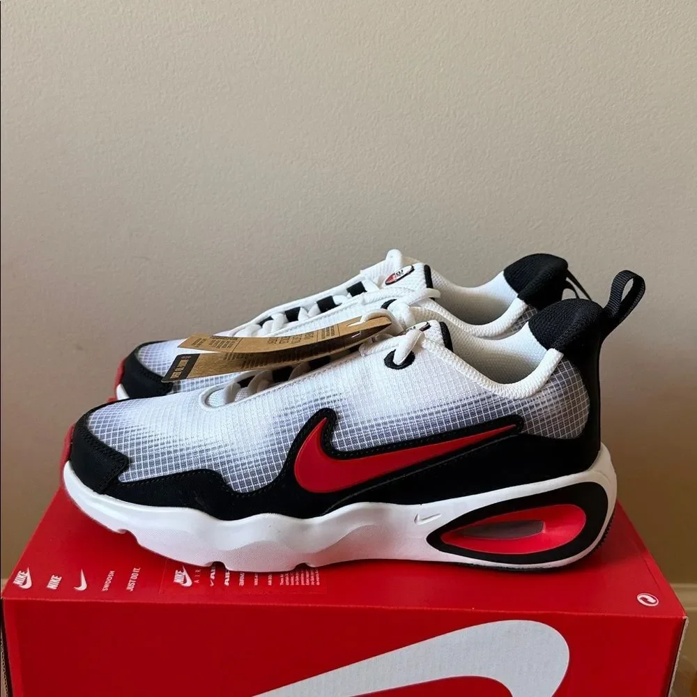 Nike Air Max Nova GS Black University Red FN4446-100 Size 6Y